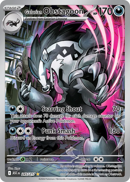 Galarian Obstagoon (ASC 245)