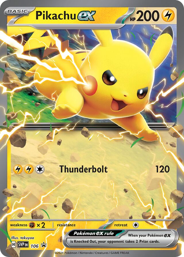 Pikachu ex (SVP 106)