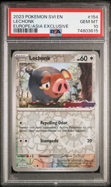 Lechonk (SVI 154) Stamped PSA 10